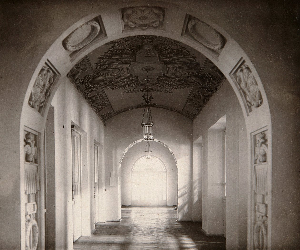 Museum of the Imperial Pushkin Lyceum i St. Petersburg, Russland, 1910-tallet. av Karl Kubesch
