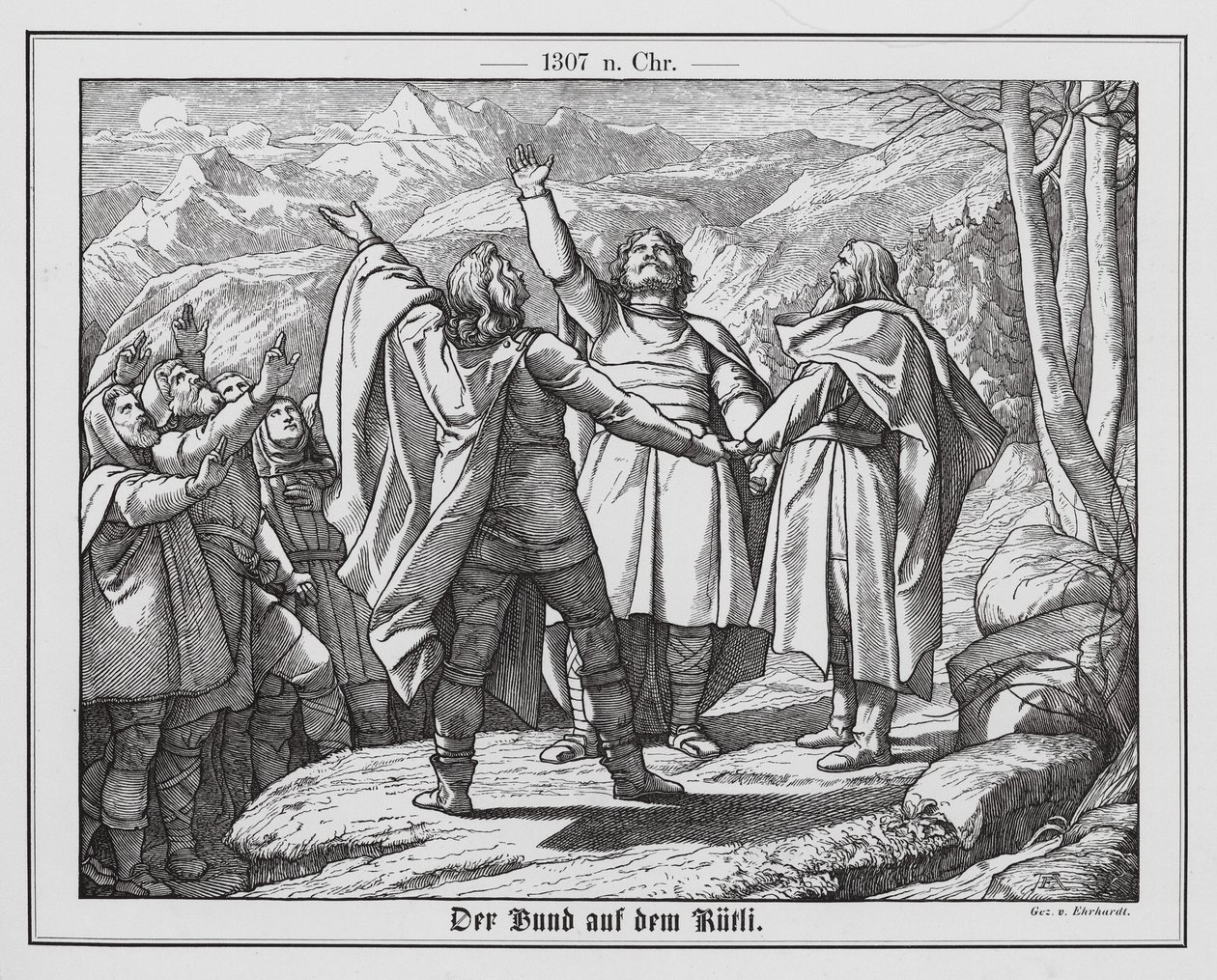 Eden på Rutli av Karl Ludwig Adolf Ehrhardt