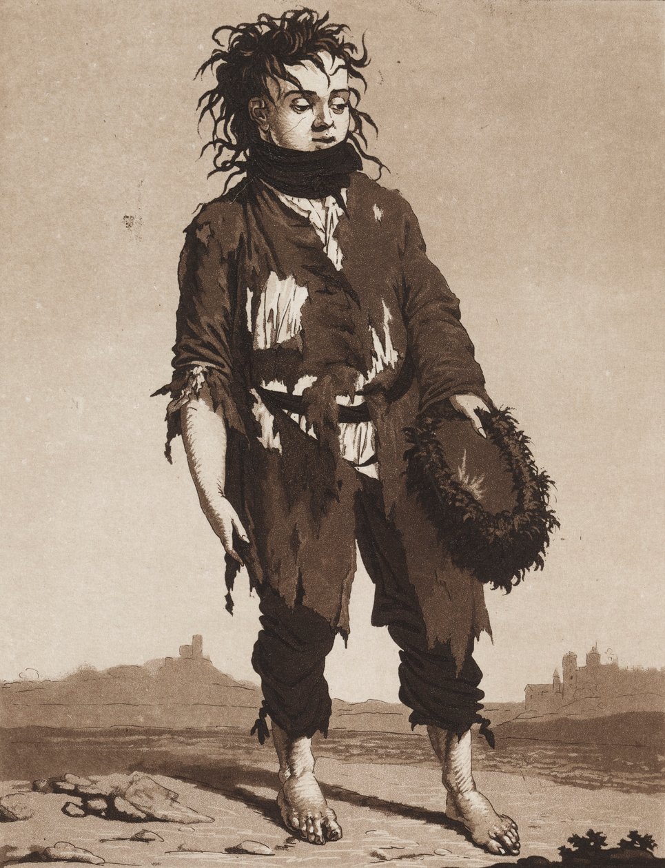 De unge tiggere av Karl Ludwig Bernhard Buchhorn