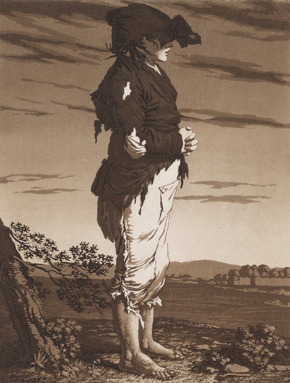 De unge tiggere av Karl Ludwig Bernhard Buchhorn