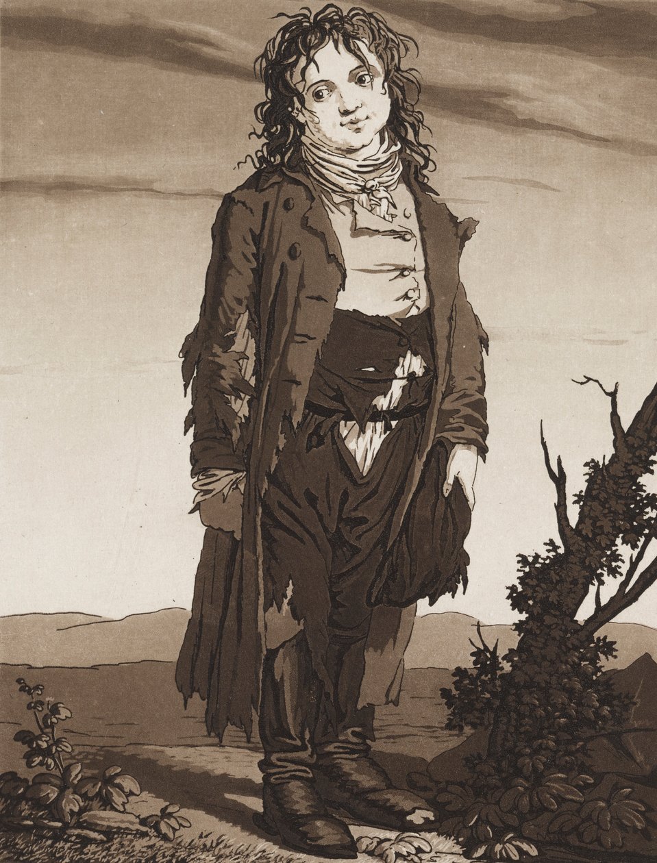 De unge tiggere av Karl Ludwig Bernhard Buchhorn