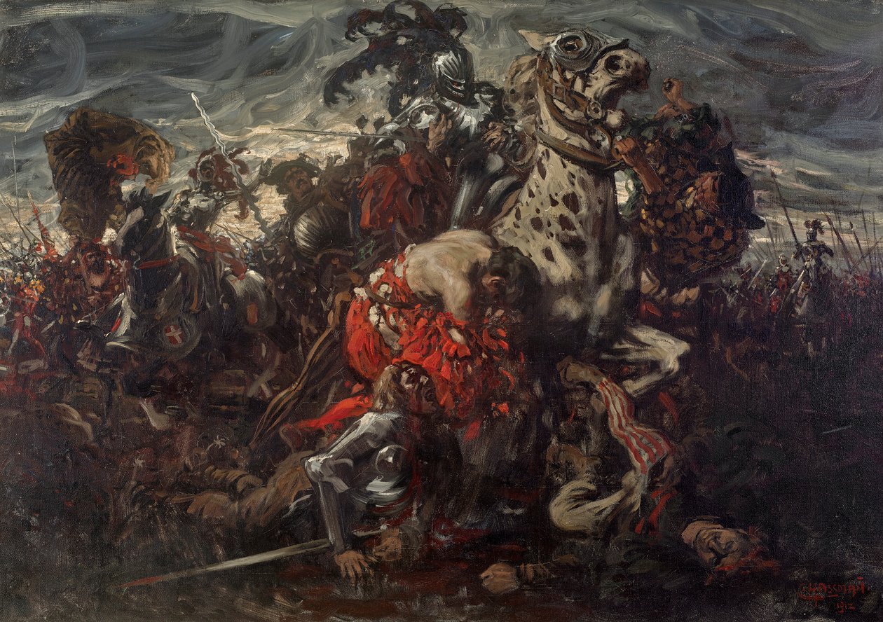 Slaget ved Pavia, 1912. av Karl Ludwig Hassmann