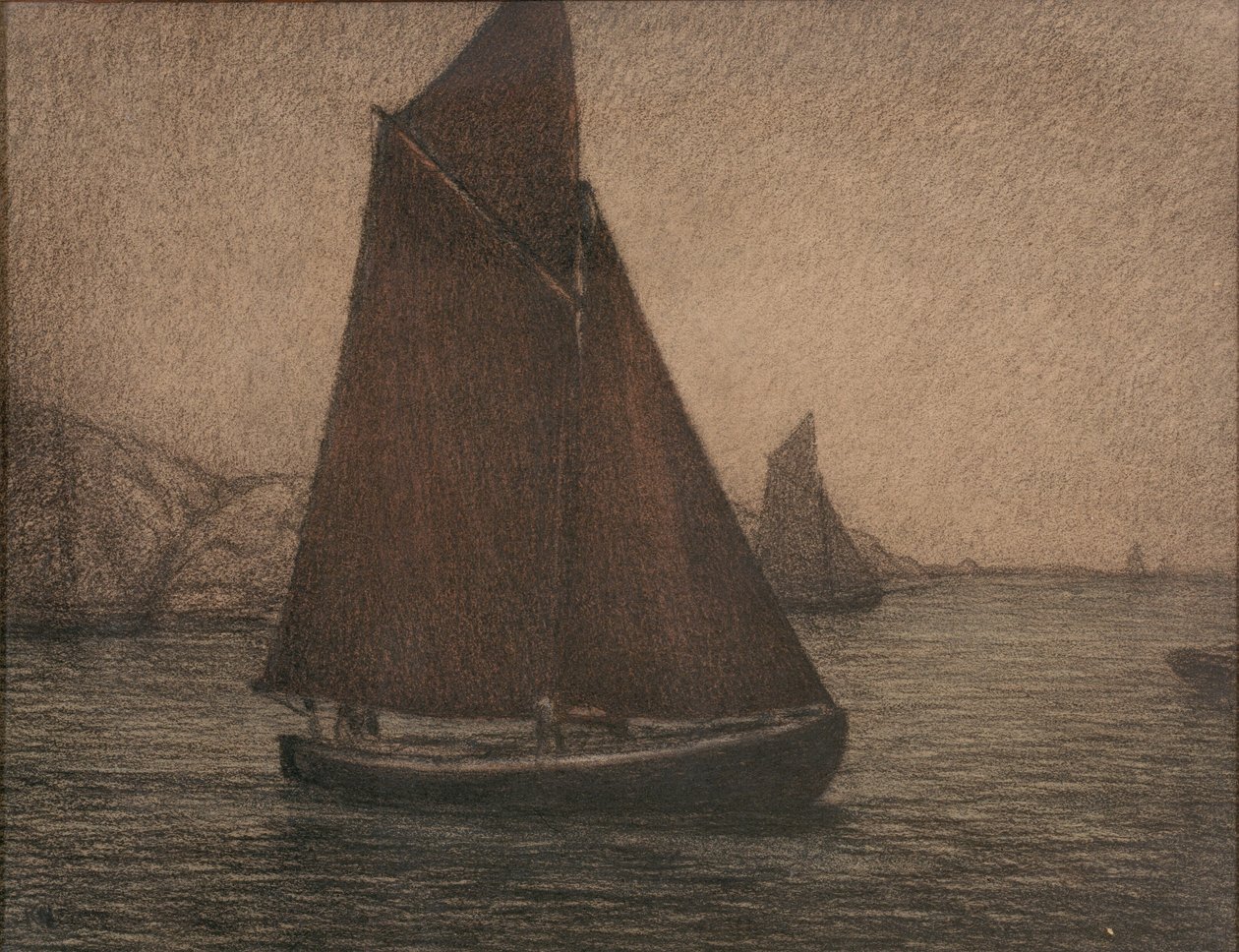 Garnfiskebåter av Karl Nordström