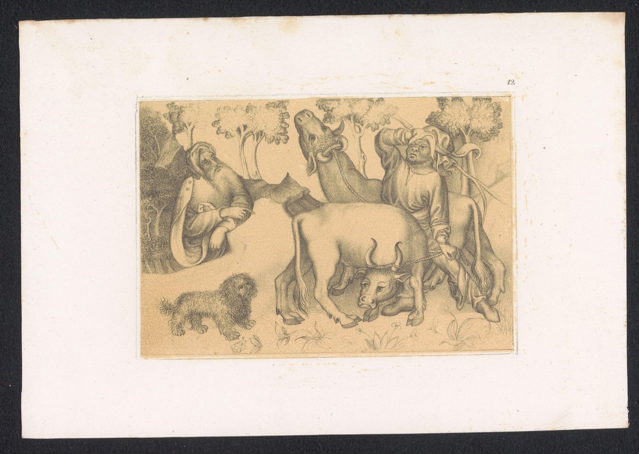Paulus van Thebe er kjent med to ossens Design og studier av en nederlandsk mester fra 1400-tallet. Århundre. Basert på originalene oppbevart i det kongelige bibliotek i Berlin (serietittel) av Karl Palzow