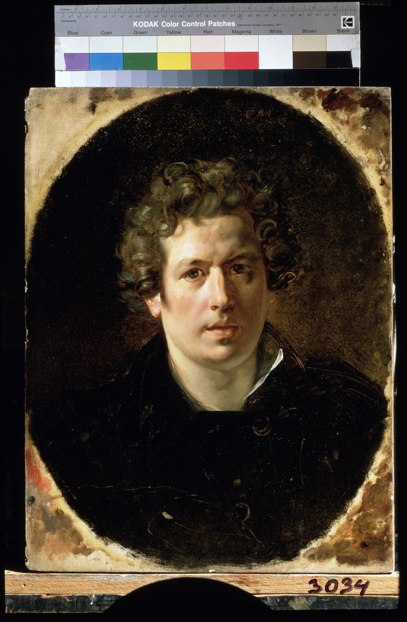 ""Selvportrett"" Maleri av Karl Pavlovich Briullov (Bryullov) (1799-1852) ca. 1833 Statens russiske museum St. Petersburg av Karl Pavlovich Bryullov