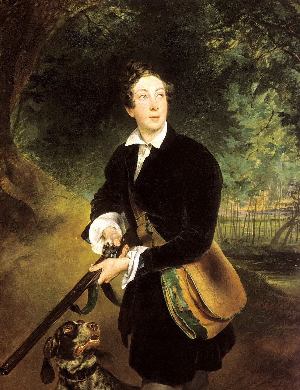 Portrett av forfatteren grev Aleksey Konstantinovich Tolstoy