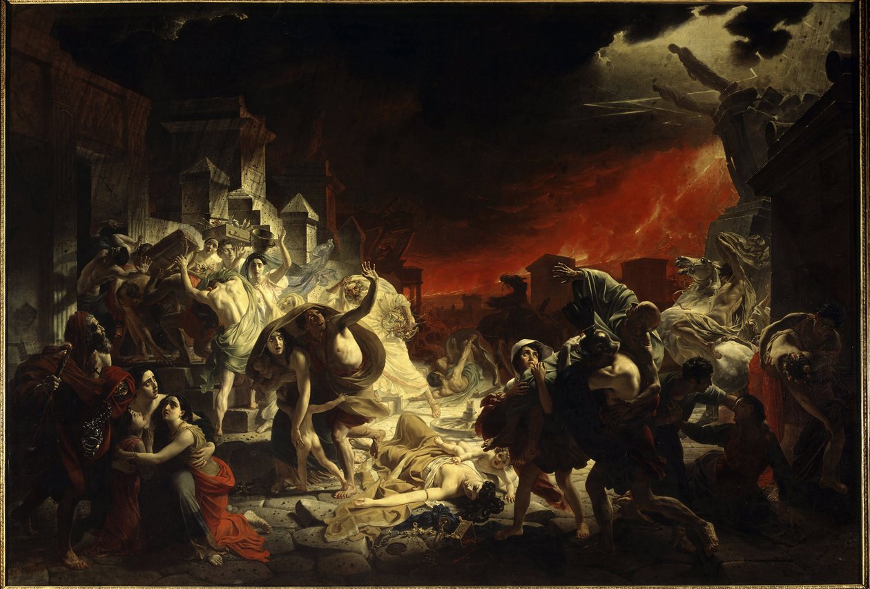 Den siste dagen i Pompeii av Karl Pavlovich Bryullov