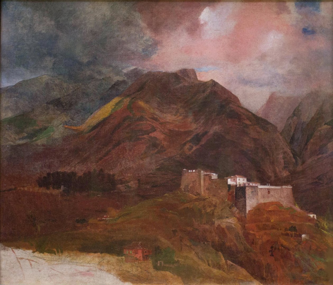 Peak Fort på øya Madeira, 1849-1850 av Karl Pavlovich Bryullov