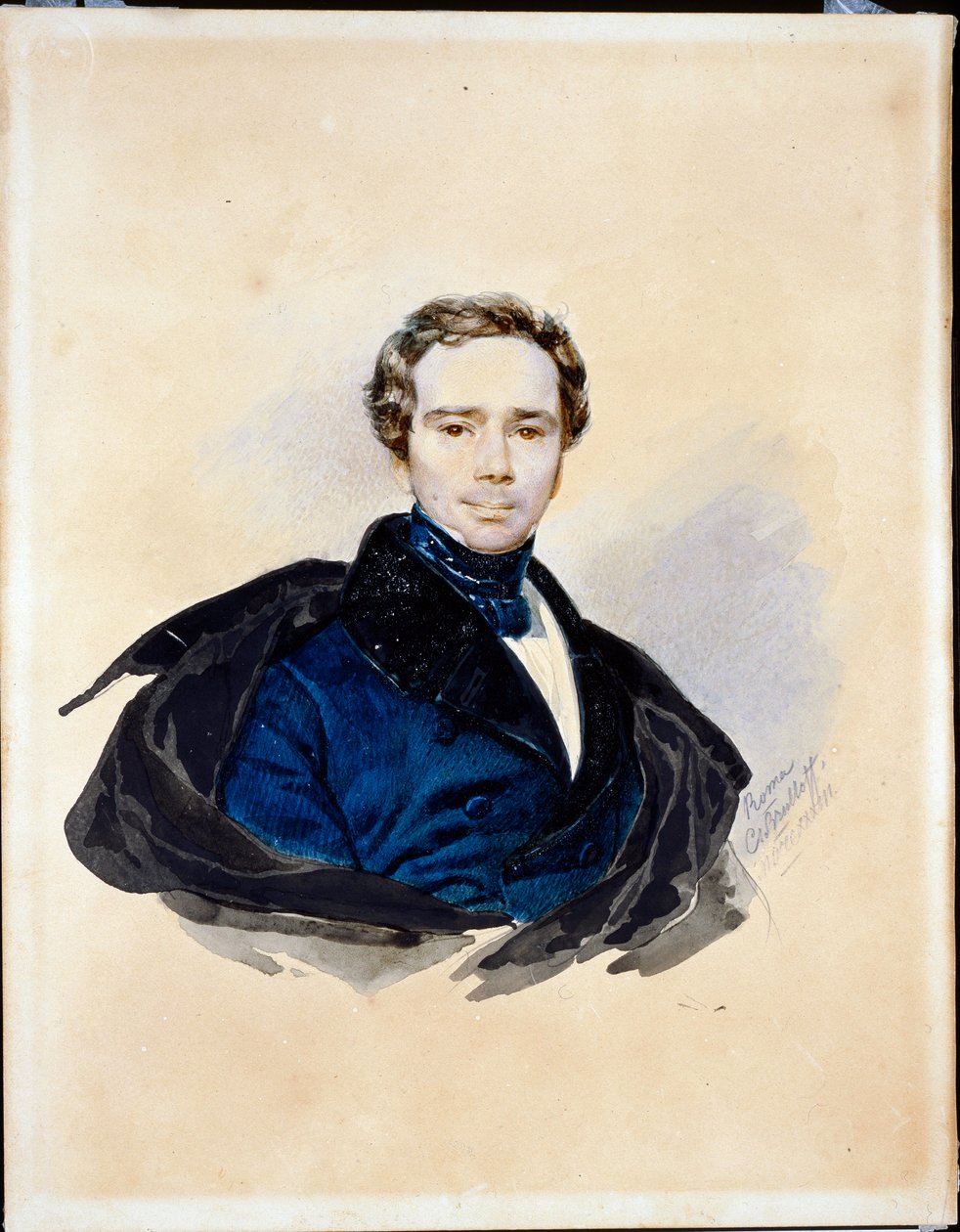Portrett av Feodor, prins Galitzine av Karl Pavlovich Bryullov