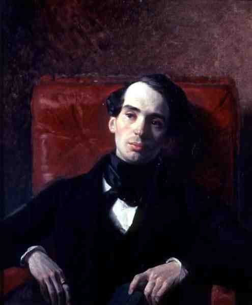 Portrett av forfatteren, A. N. Strougovschikoff (1808-78) av Karl Pavlovich Bryullov