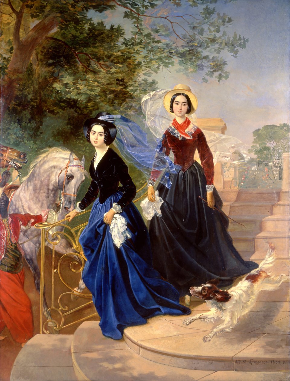 Portrett av Shishmareva -søstrene av Karl Pavlovich Bryullov