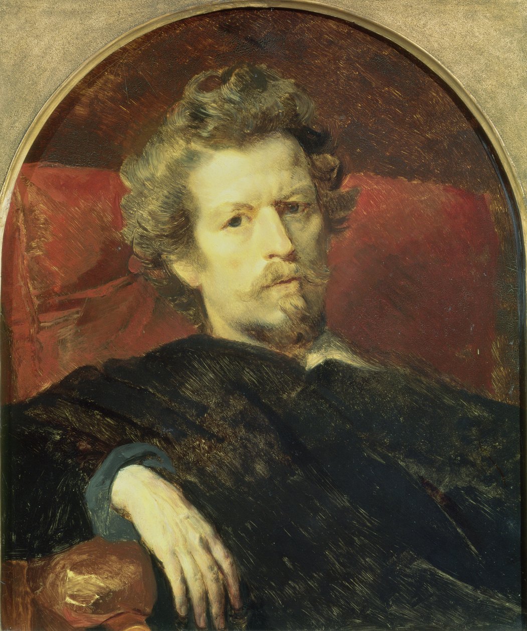 Selvportrett, 1848 (olje på papp) av Karl Pavlovich Bryullov