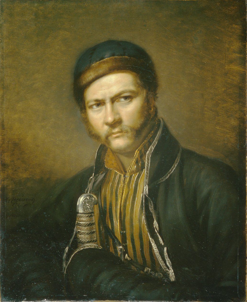Portrett av maleren Alexander Orlowski 1777-1832, 1815 av Karl Reichel