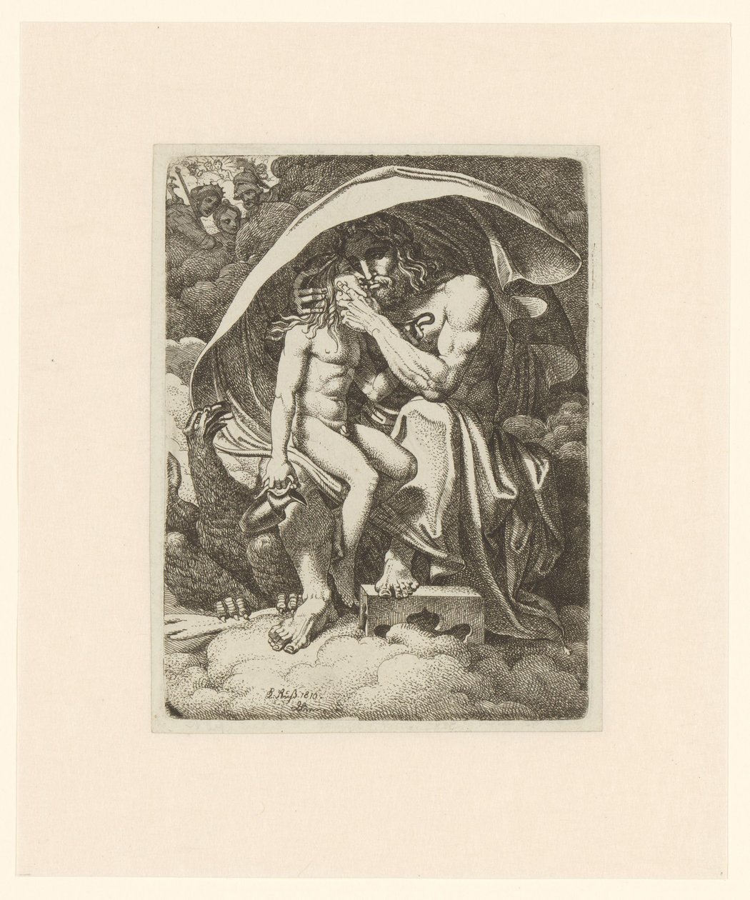 Jupiter og Ganymedes av Karl Russ