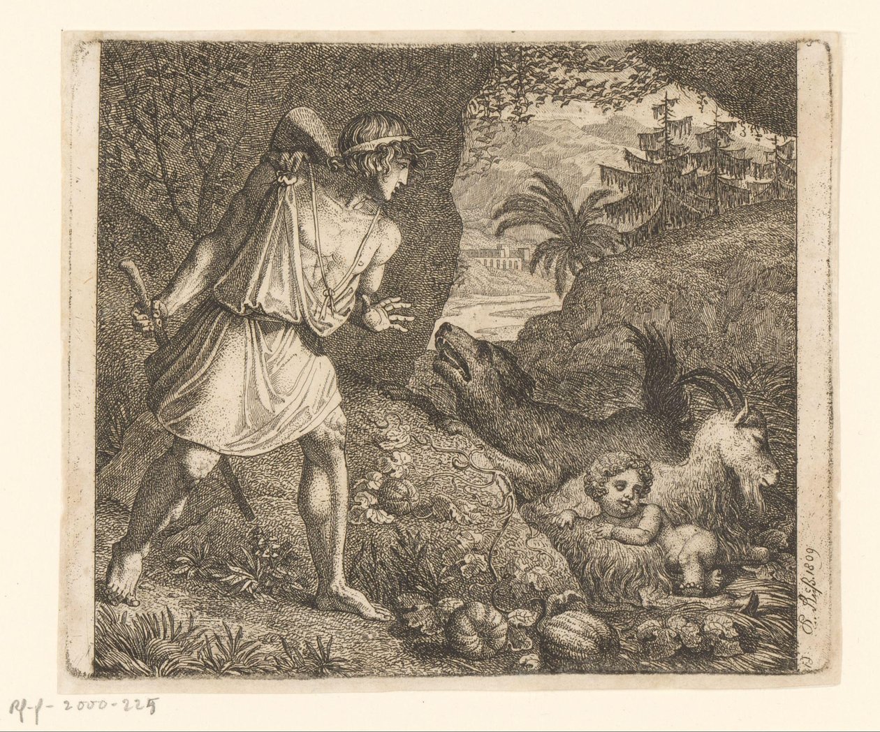 Jupiter og geiten Amalthea Ideas (serietittel) av Karl Russ