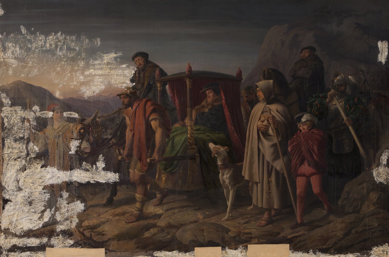 Kaiser Karl V. auf der Flucht vor Moritz von Sachsen   1347152   no       norwegian Successfully Translated  Original: A yeast (painting) Translat: A yeast (painting) 1413711 no norwegian Successfully Translated Original: Arrival of the Korean Embassy in E av Karl Swoboda