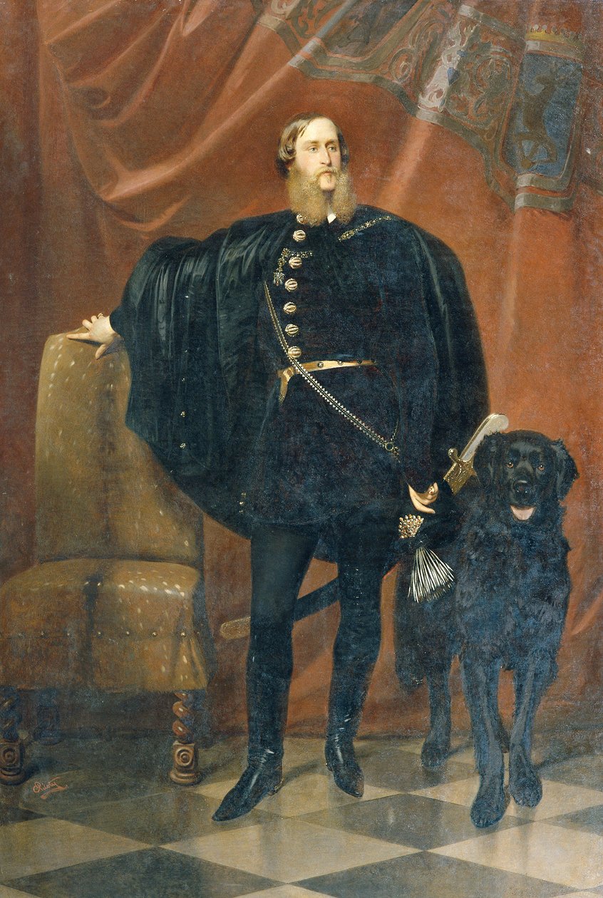 János Graf Pálffy ab Erdöd (1829–1908) av Karl Theodor von Piloty