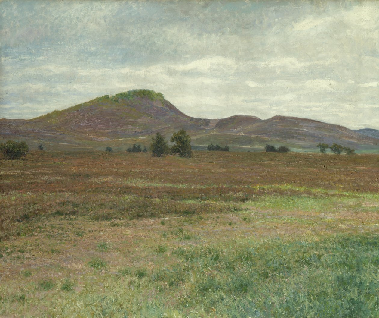 Landskap nær Harburg (olje på lerret) av Karl Wilhelm Arthur Illies