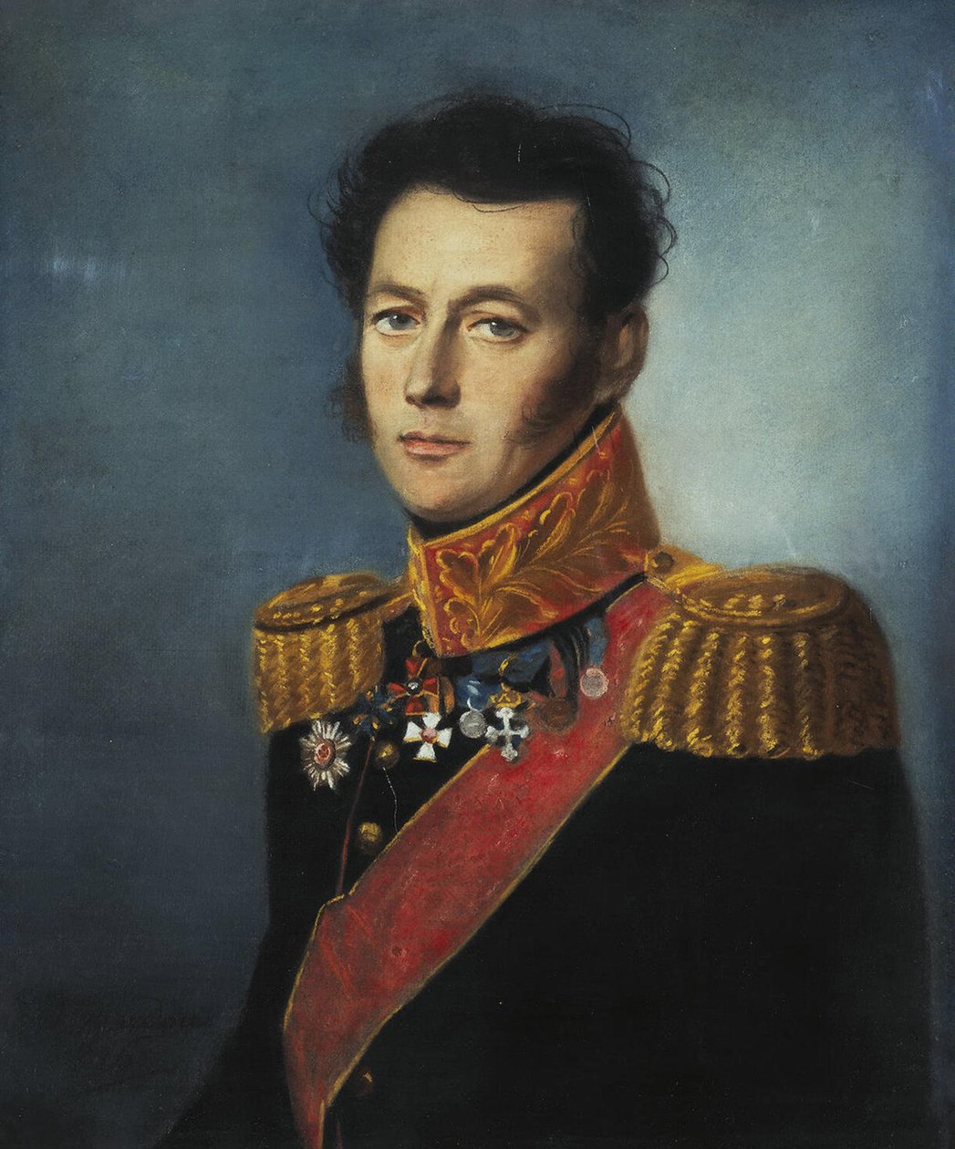 Portrett av general Ivan Skobelev 1778-1849, 1826 av Karl Wilhelm Bardou