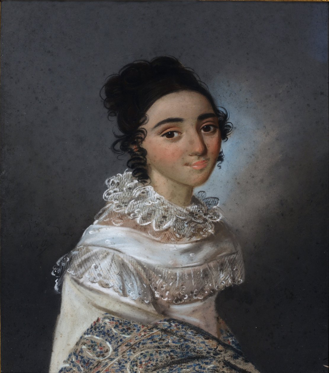 Portrett av Yekaterina Emmanuilovna Abamelik-Lazareva 1806-1880, født Manuk-Bey, 1820 av Karl Wilhelm Bardou