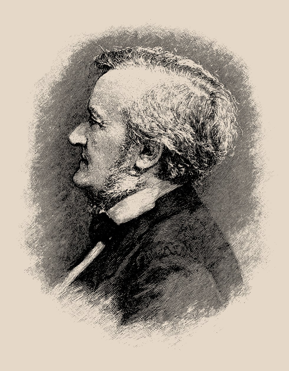Portrett av komponisten Richard Wagner 1813-1883, 1900-1910-tallet. av Karl Wilhelm Diefenbach