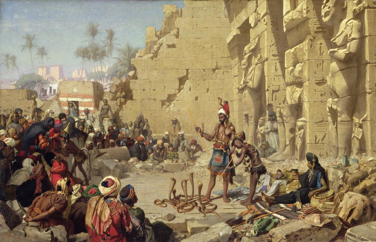 Slangebekjemperen, 1872 av Karl Wilhelm Gentz