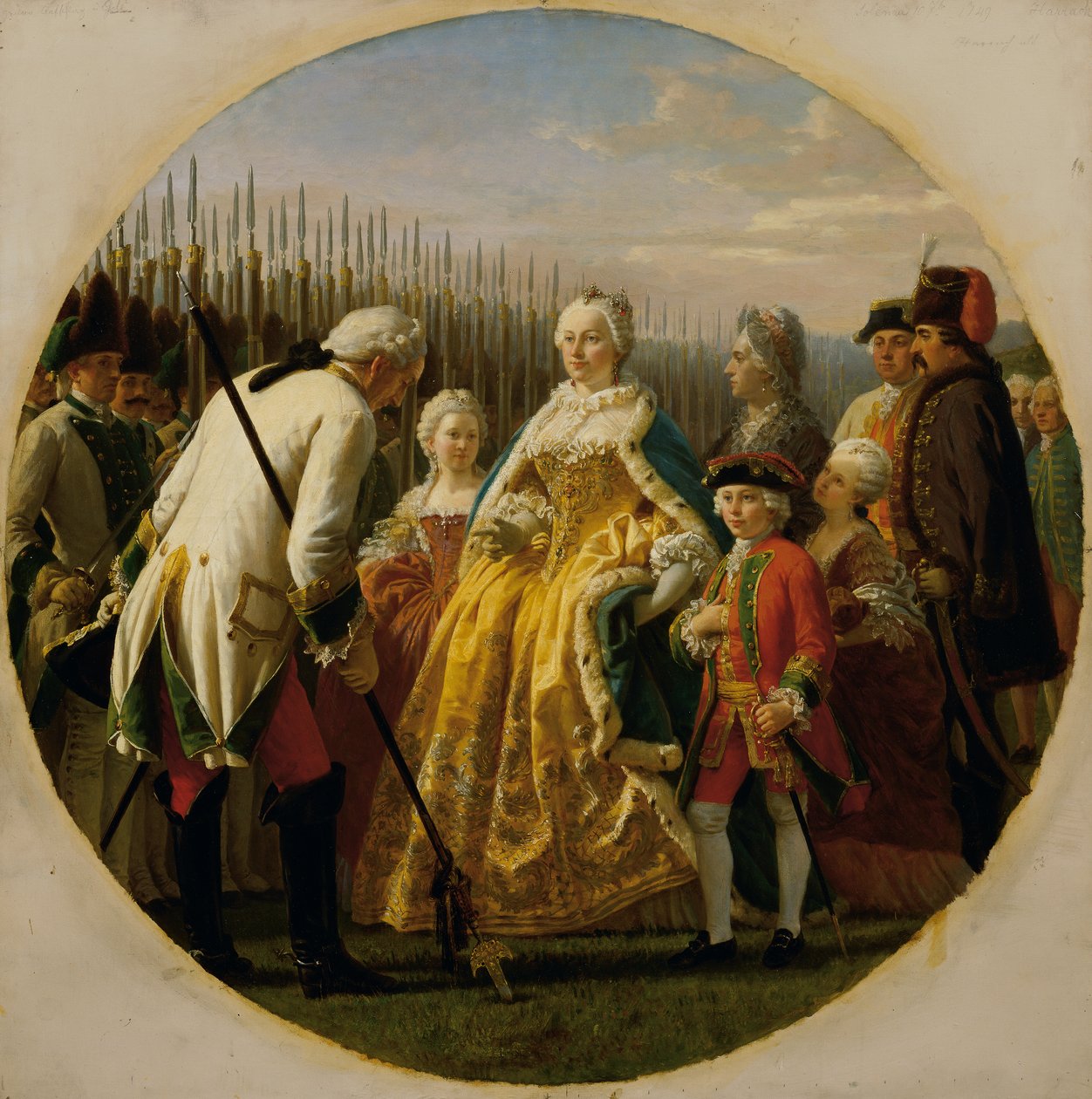 Utkastet ved Solenau i 1749 av Karl von Blaas