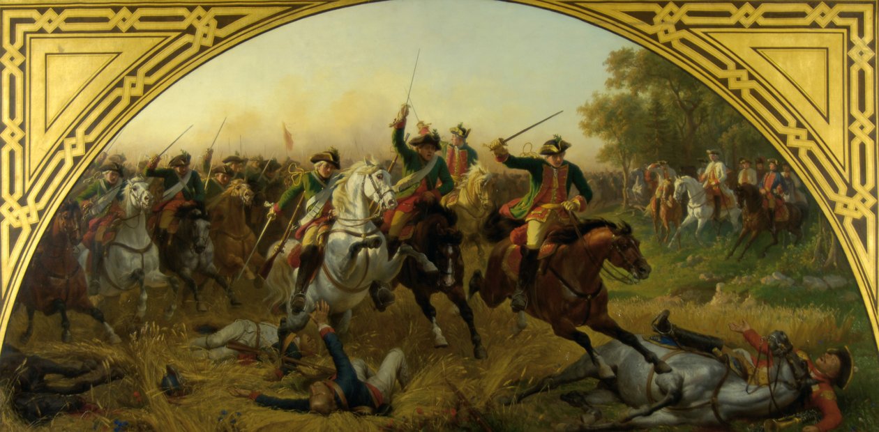 Slaget ved Kolin 1757 av Karl von Blaas