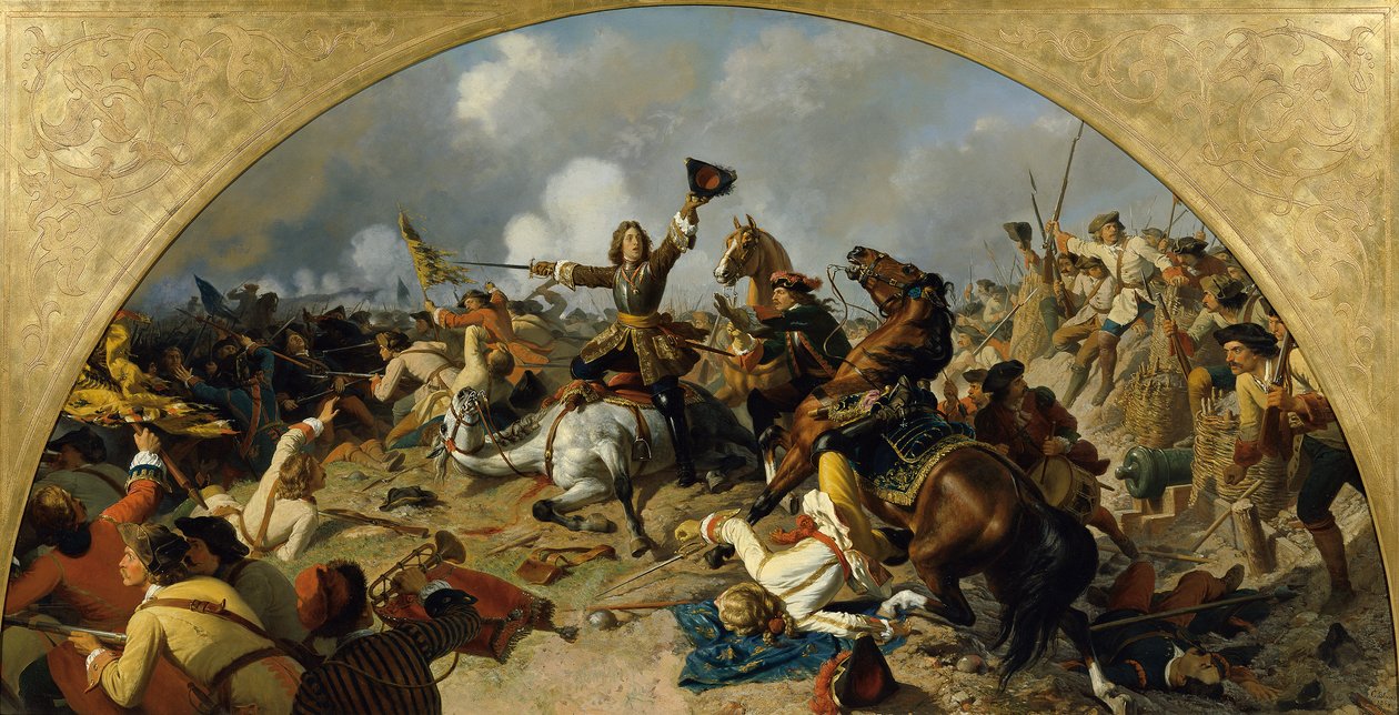 Slaget ved Torino 1706 av Karl von Blaas
