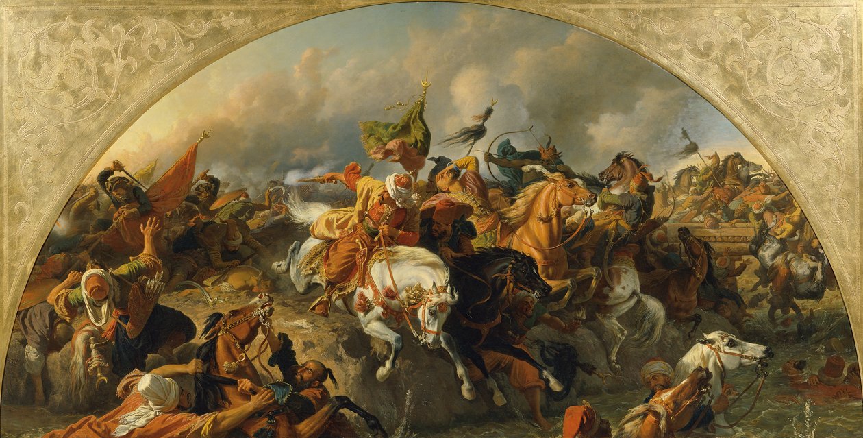 Slaget ved Zenta 1697 av Karl von Blaas