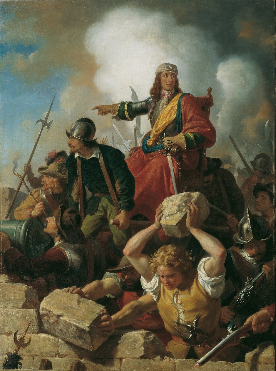 Forsvaret av Wien mot tyrkerne i 1683 av Karl von Blaas