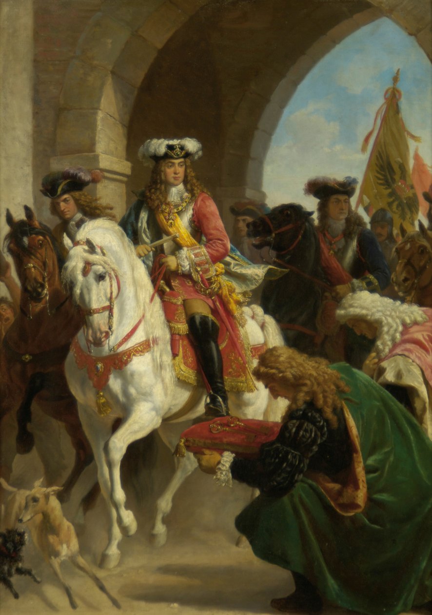 Inntreden av Charles III. i Madrid 1710 av Karl von Blaas