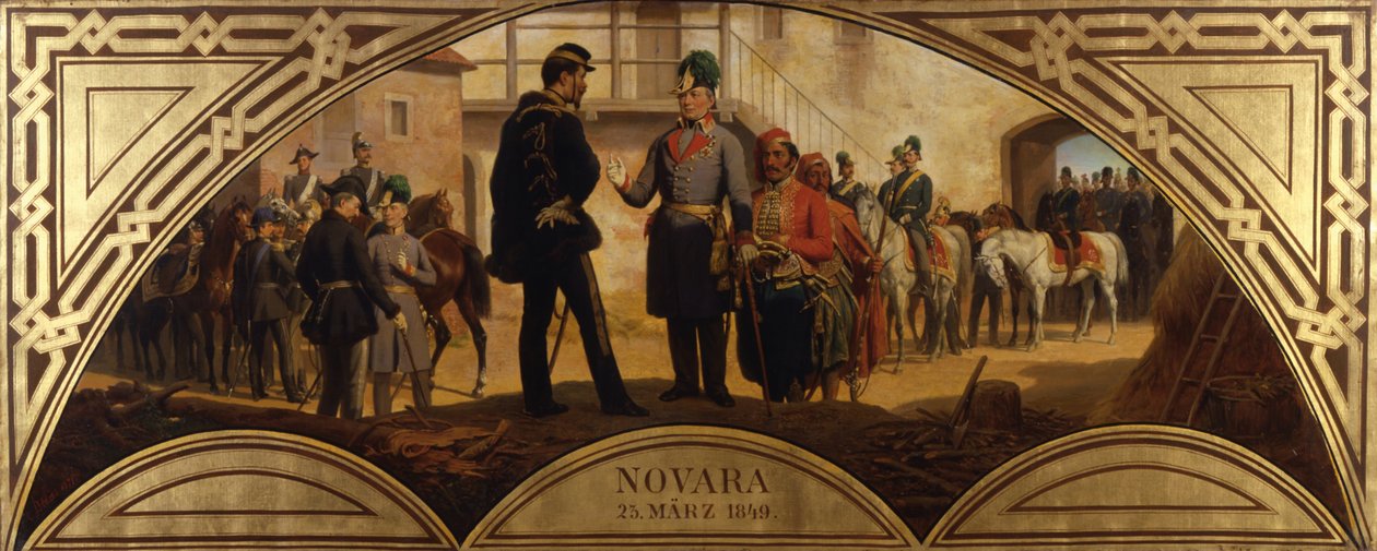 Episode etter slaget ved Novara 1849 av Karl von Blaas