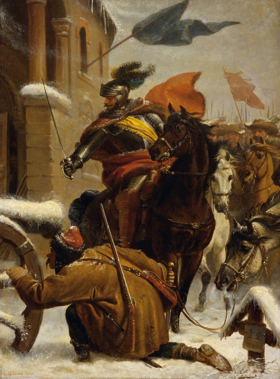 Johann de Werths raid nær Tuttlingen i 1643 av Karl von Blaas