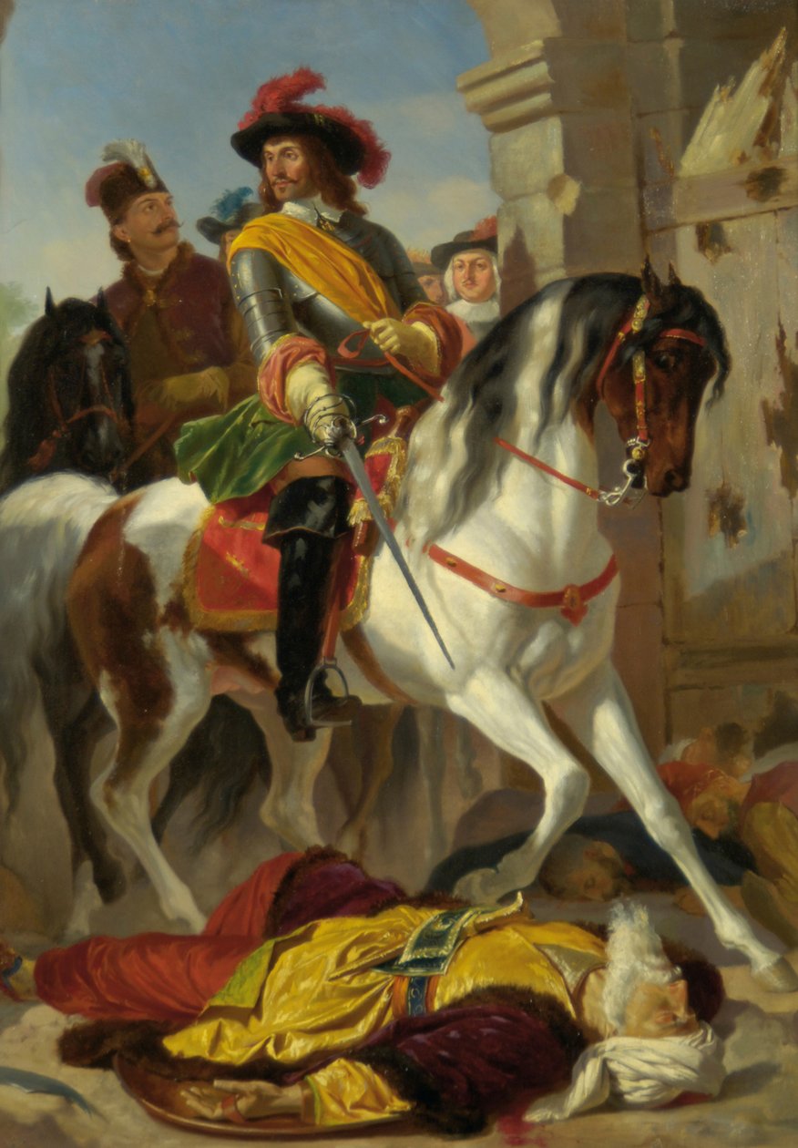 Gjenerobringen av Buda, 1686, ca 1865. av Karl von Blaas