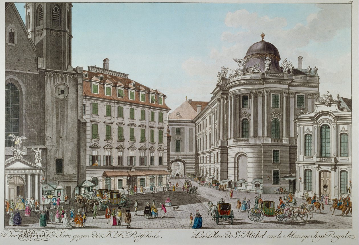 Det gamle Burgtheateret av Karl von Schutz