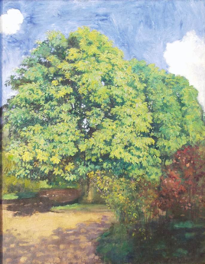 Kastanjetrær av Károly Ferenczy