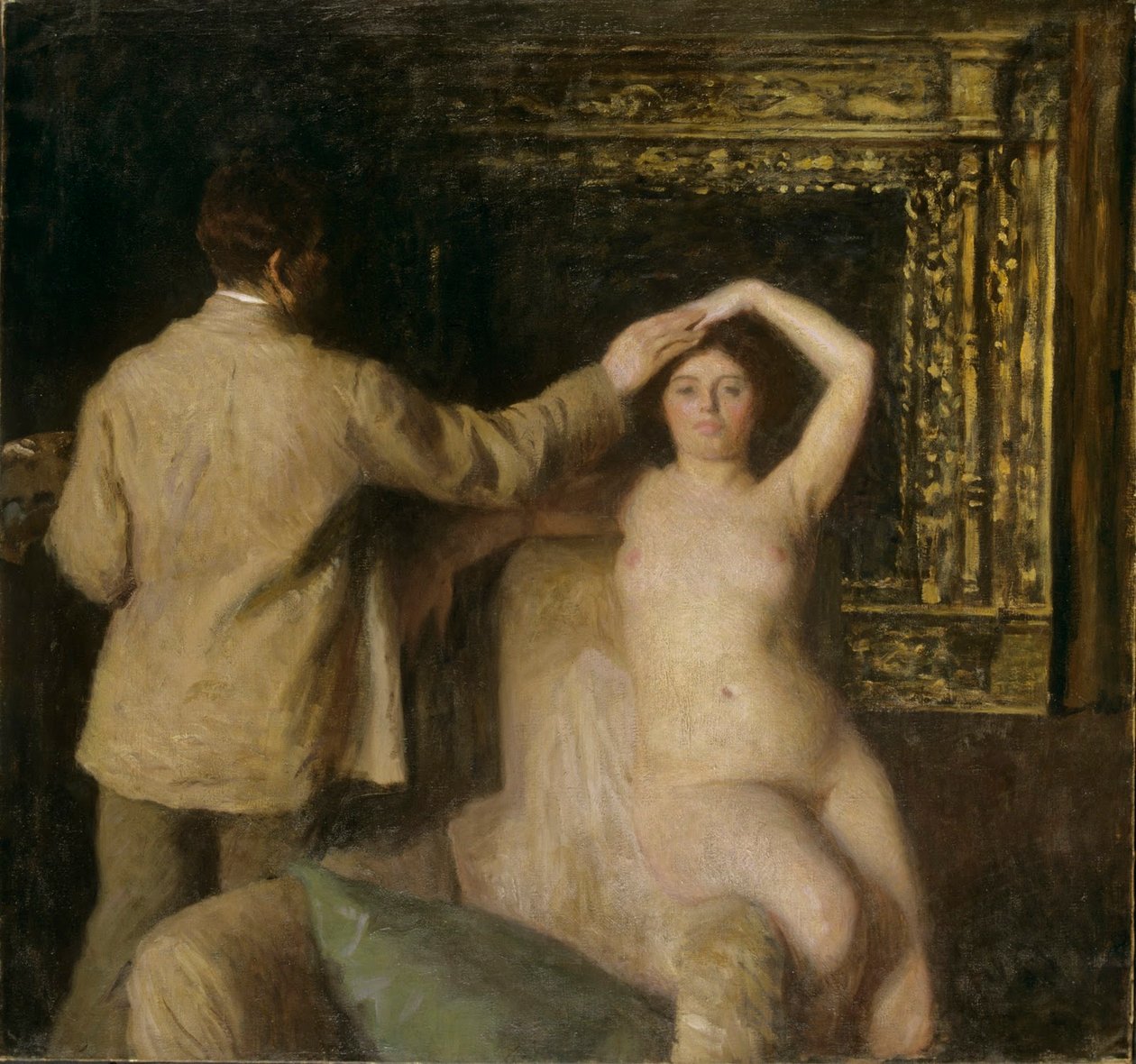 Maler og modell av Károly Ferenczy