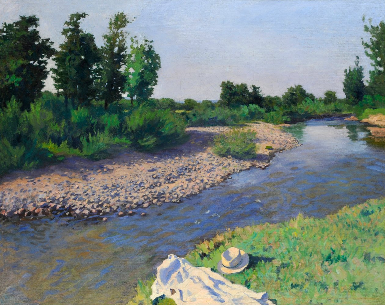 Ruisseau II - Stream II, av Ferenczy, Karoly (1862-1917). Olje på lerret av Károly Ferenczy