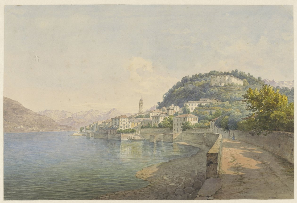 Bellagio ved Comosjøen av Karoly Lajos Libay
