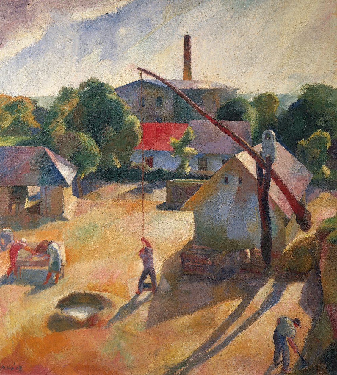 En bondelandsby av Karoly Patko