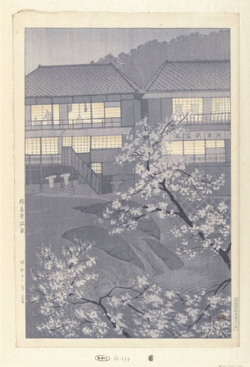 De varme kildene til Shuzenji Shuzenji onsen (tittel på objekt) av Kasamatsu Shirô