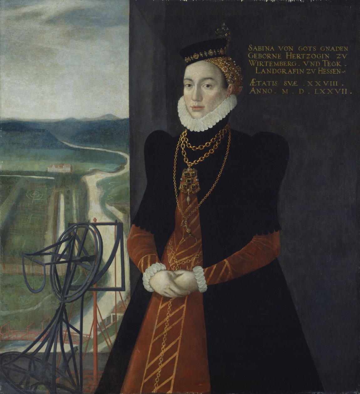 Sabina von Württemberg, grevinne av Hessel-Kassel av Kaspar van der Borcht