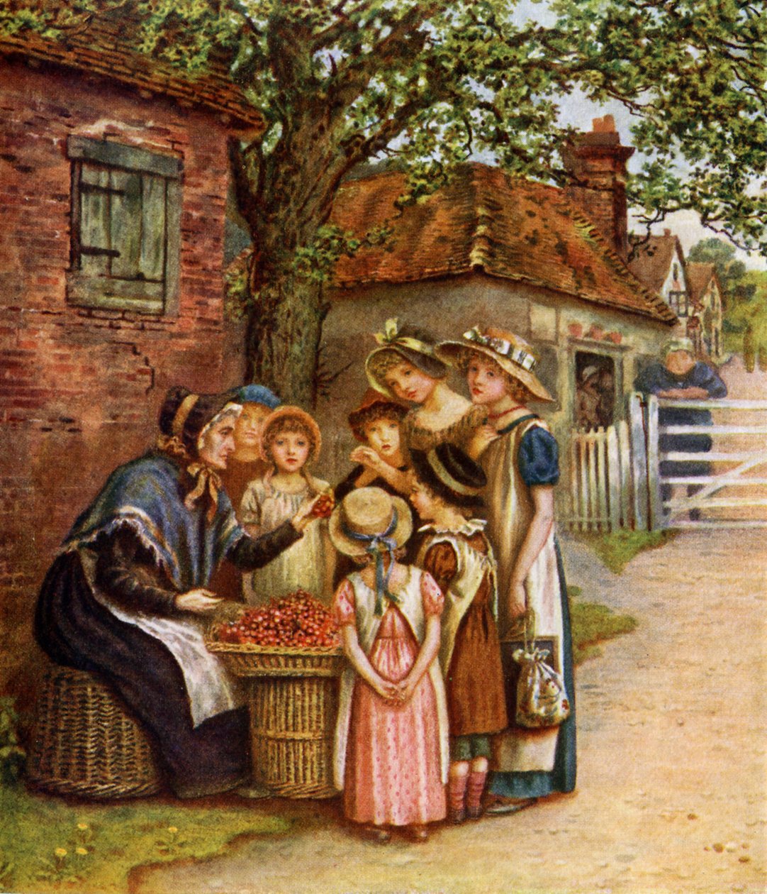 Kirsebærkvinnen av Kate Greenaway. av Kate Greenaway