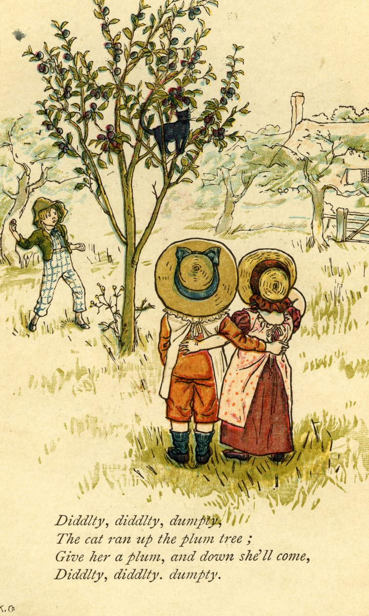 Diddlty diddlty dumpty barnehage av Kate Greenaway