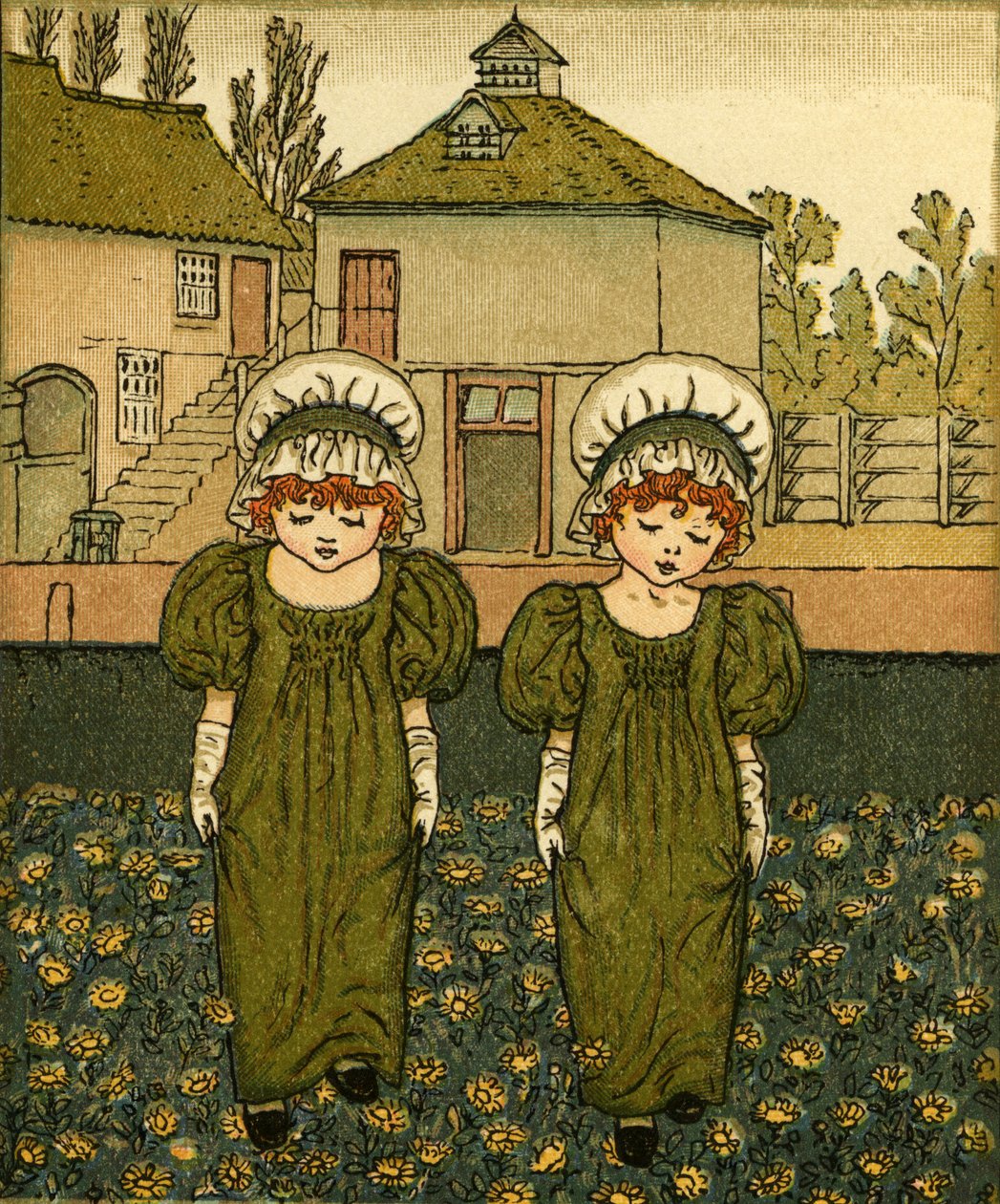 Tegn en spann med av Kate Greenaway