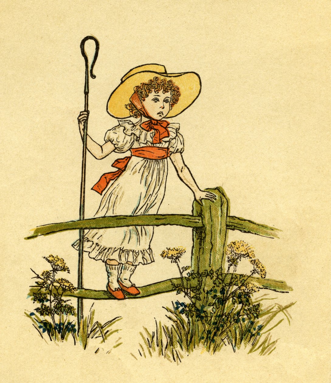 Lille Bo-peep har tapt av Kate Greenaway
