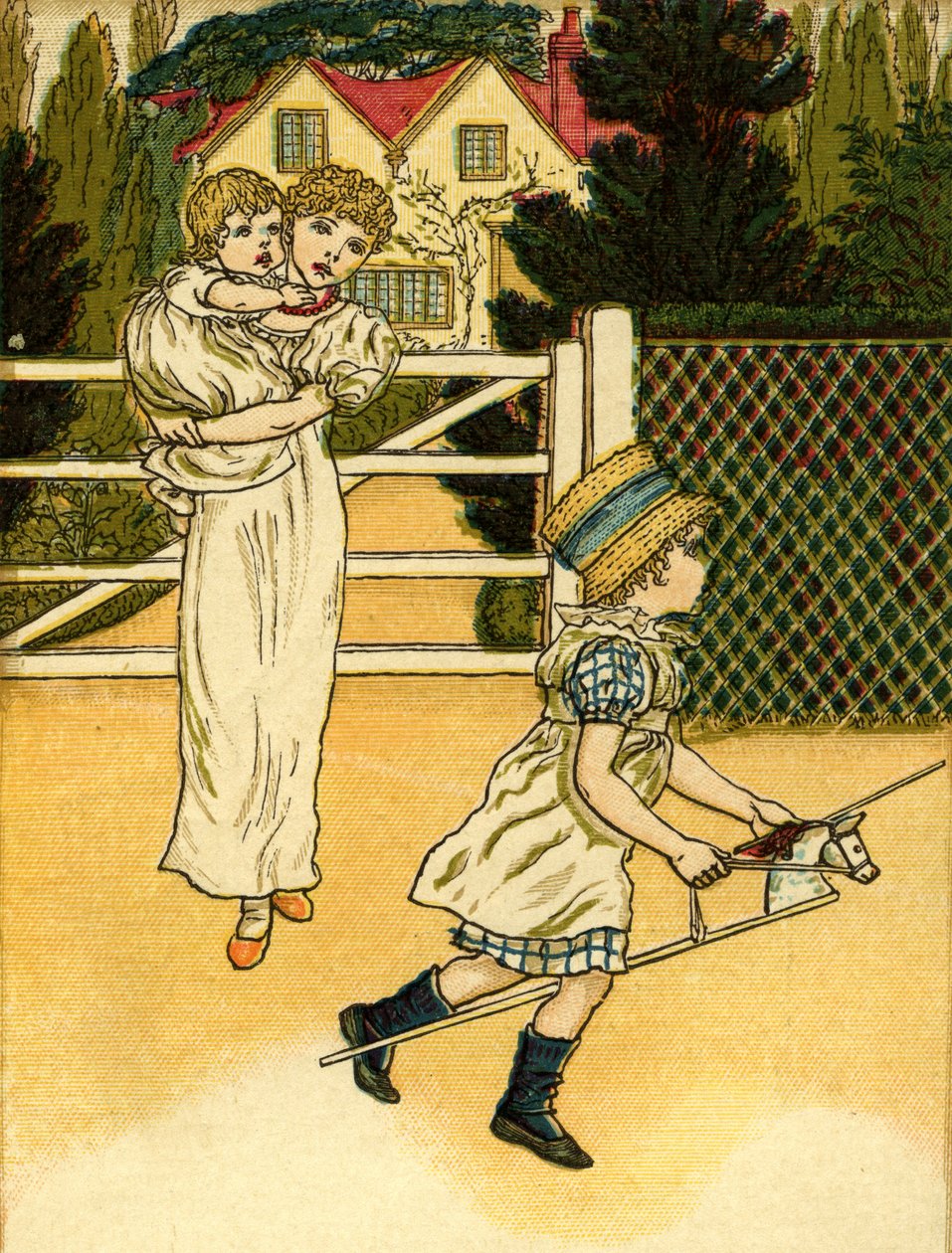 Ride a cock-horse illustrated av Kate Greenaway