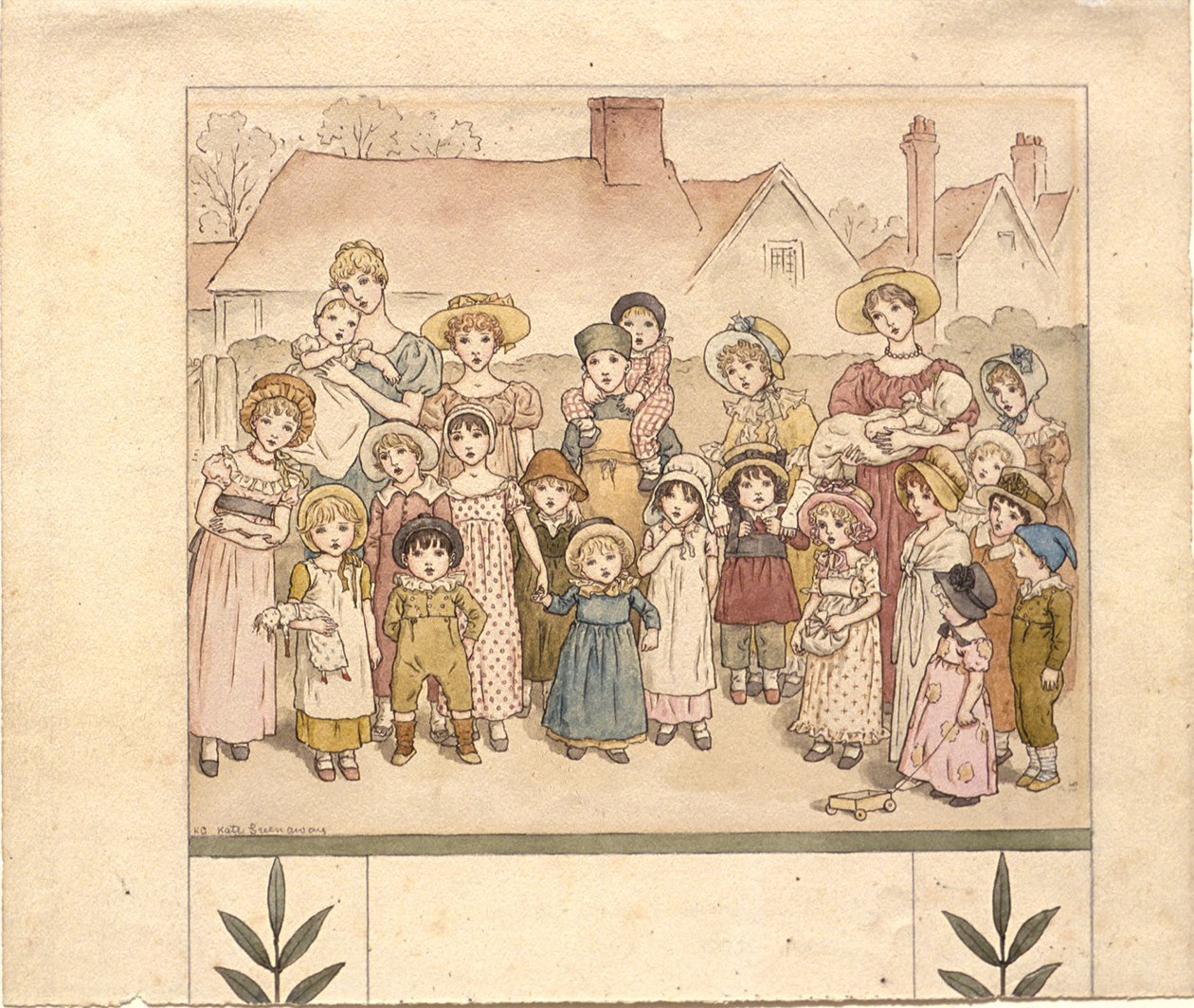 Gateforestilling av Kate Greenaway