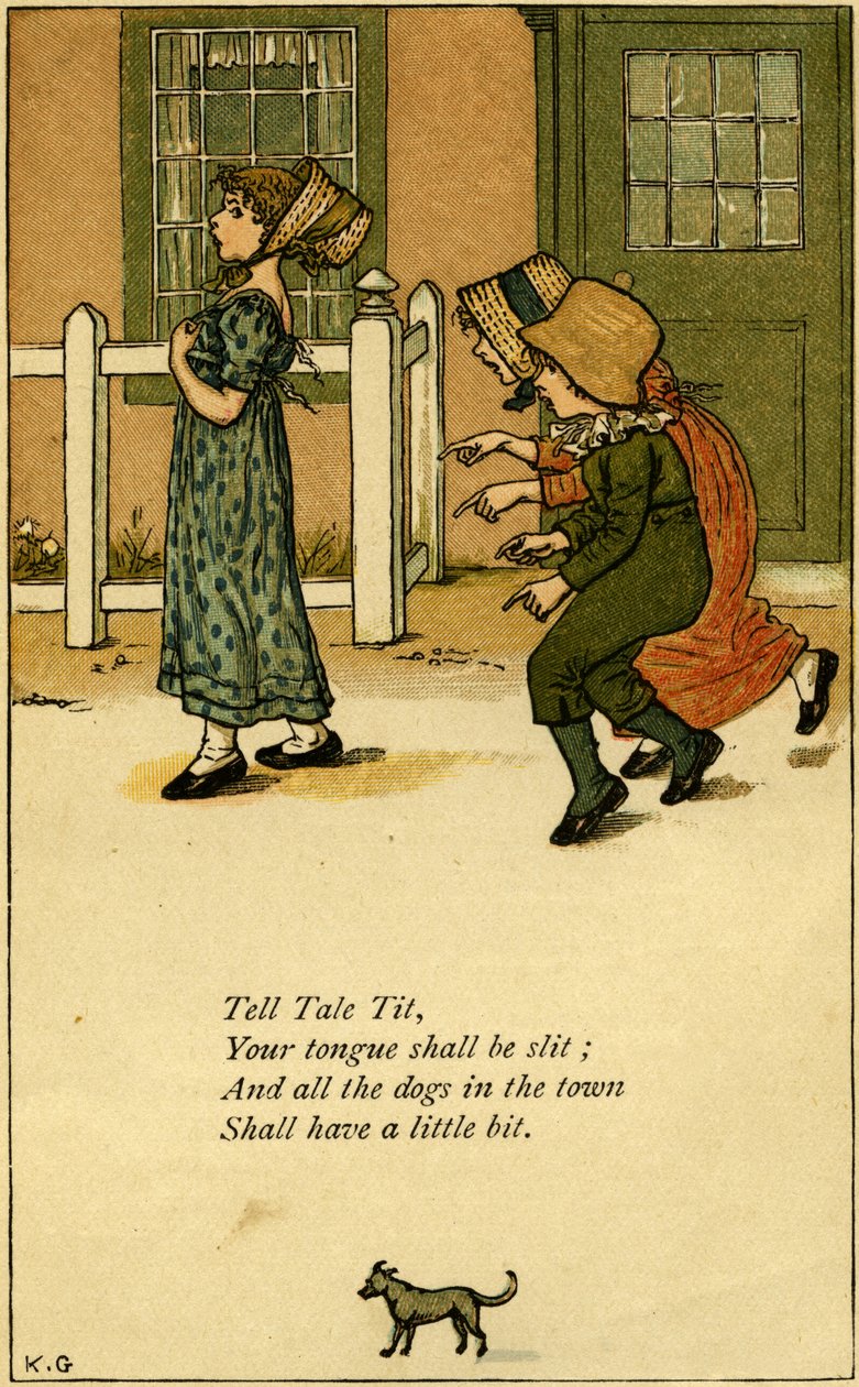 Fortell Tale Tit barnehage av Kate Greenaway